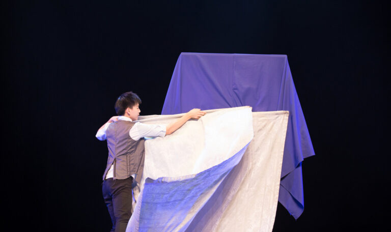 2016 中壢藝術館《傳奇》,揭布瞬間
