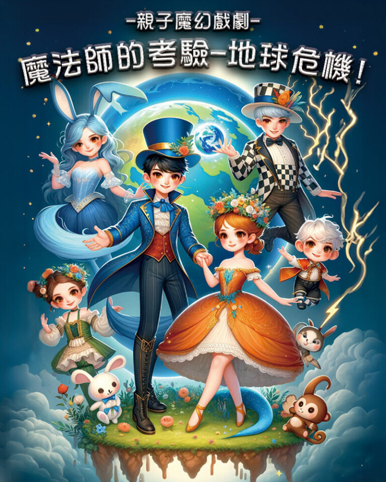 《魔法師的考驗－地球危機！》2024 北藝中心演出主視覺
