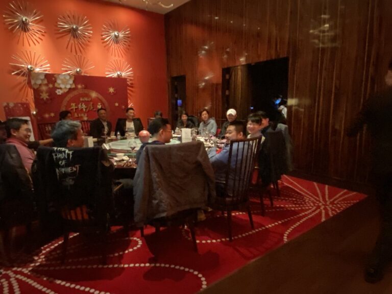 台北W飯店企業尾牙宴會包廂全景